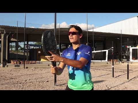 Dica de Beach Tennis - Forehand e Backhand - Professor Neto Pedrosa da Arena BT Campina Grande-PB