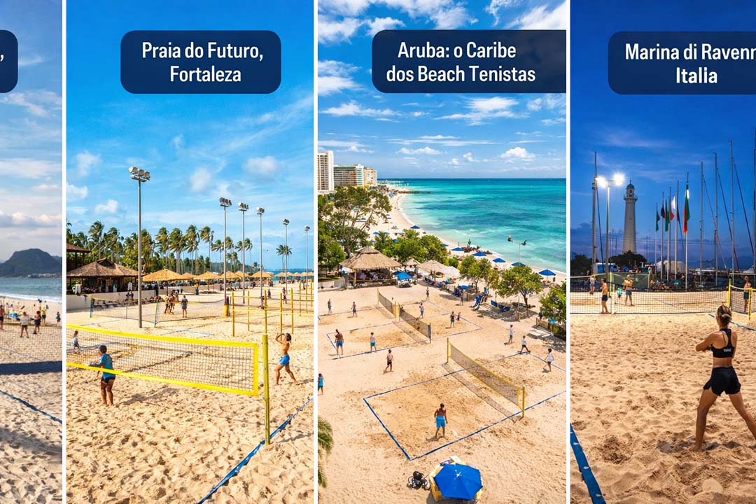 Beach tennis e turismo - Os melhores lugares para jogar