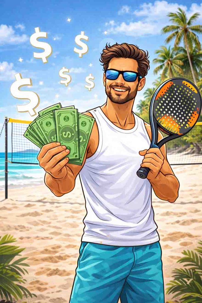 É possível viver do beach tennis